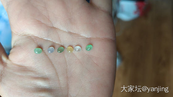 天然缅甸A货翡翠清理蛋面_翡翠