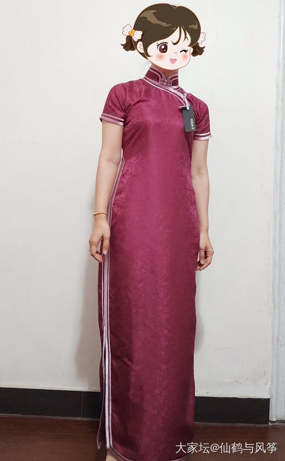 这条旗袍留不留？_穿搭