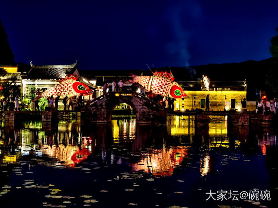 呈坎的鱼灯_景色