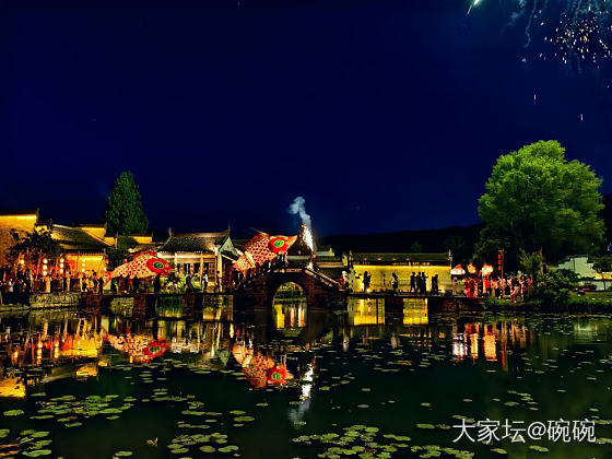 呈坎的鱼灯_景色