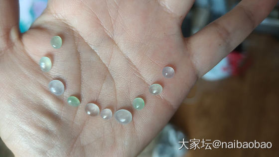 天然缅甸A货翡翠蛋面打包处理_翡翠