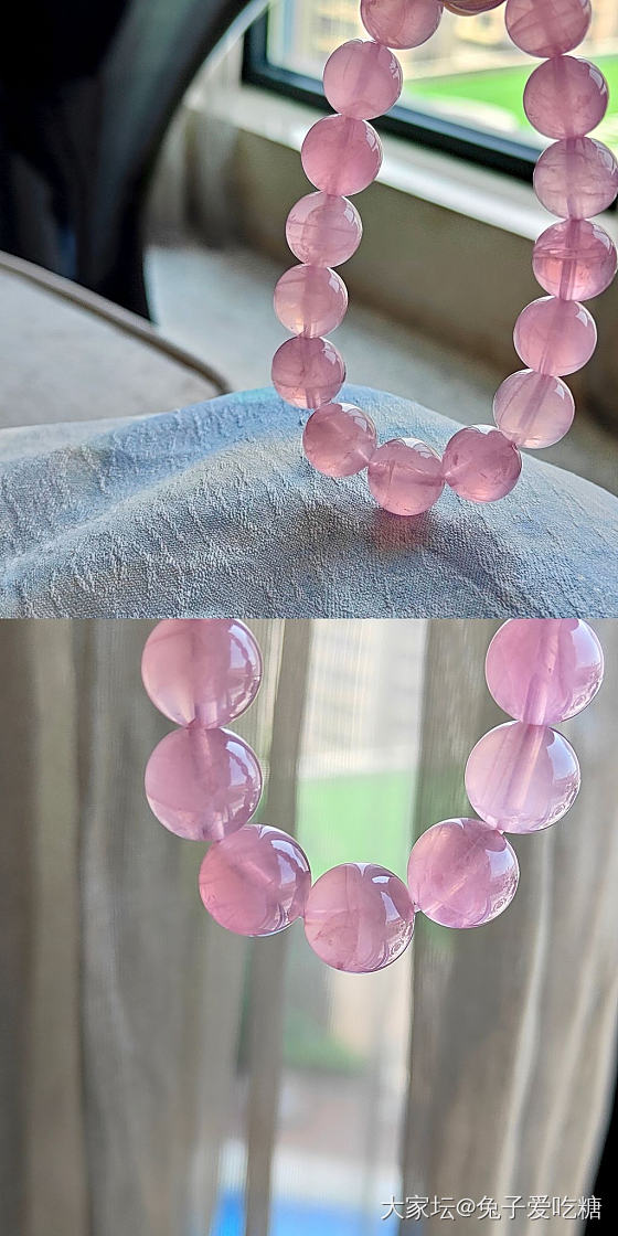 马粉大粉晶串儿_水晶