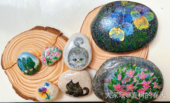 窝在家里画石头🪨_手绘闲聊