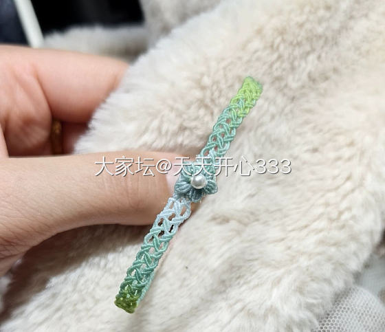 秀秀最近一段时间编的绳_手饰