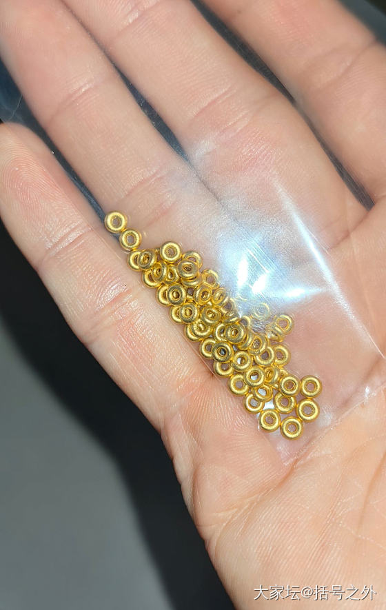 压扁珠子出新招:透明玻璃杯。🤣_金