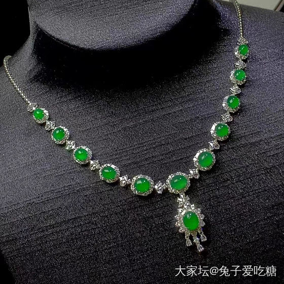 囧了个囧😂昨晚想买的绿蛋套链结果少看了一个零_翡翠