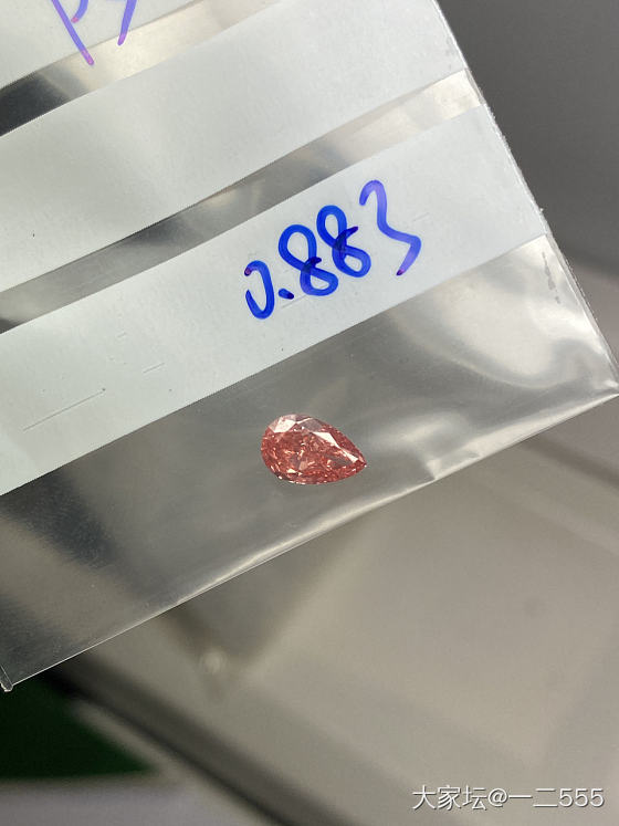 培育粉钻55分左右，1686任选一粒，CVD浓彩粉_彩色宝石