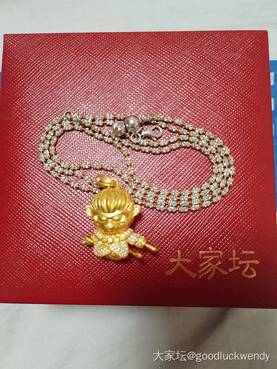 校长家的18k钻石链到了，搭黄桑钻吊坠可以戴着洗澡、睡觉吗_K金