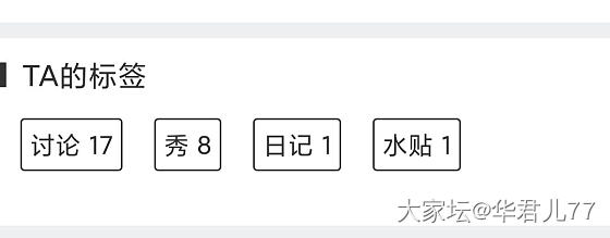 自己回复帖子后，点开头像能看自己的标签。_问题