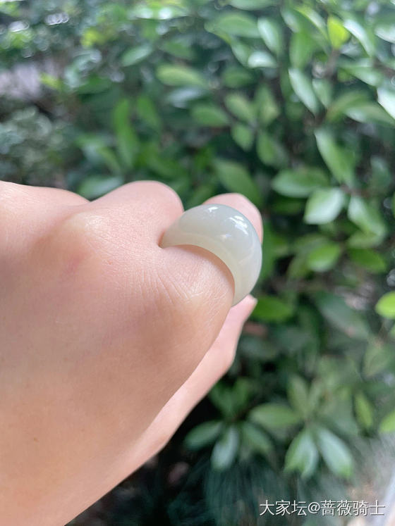 百位数的白玉馒头戒_戒指和田玉