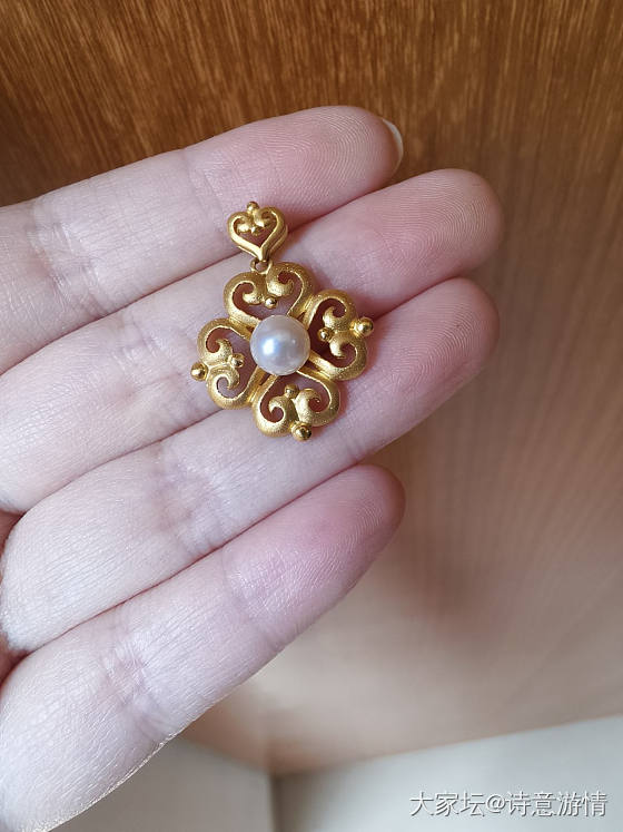 绝版千叶称心如意吊坠_金
