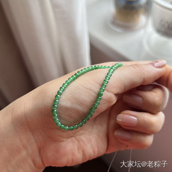 翡翠冰绿米珠_翡翠