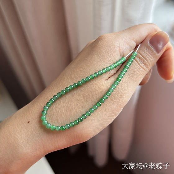 翡翠冰绿米珠_翡翠