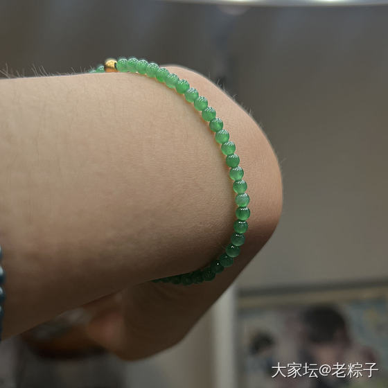 翡翠冰绿米珠_翡翠