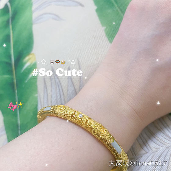 树上的白中宫_手镯金