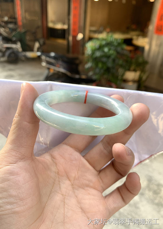 福镯圆条56_翡翠