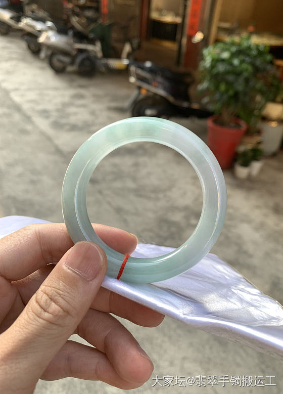 福镯圆条56_翡翠