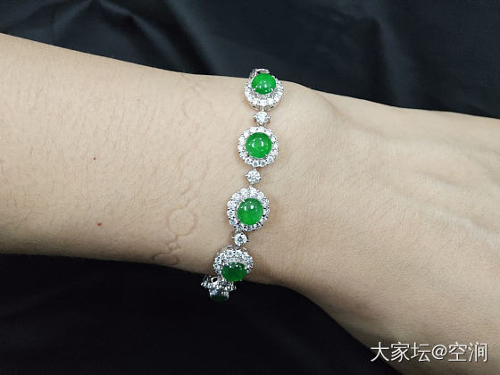 湿气重，戴手链印子深_钻石翡翠