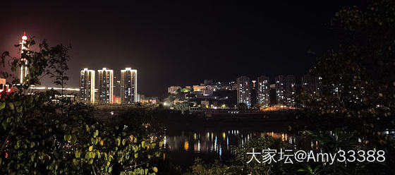 夜跑途中的城景，美哒_景色
