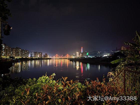夜跑途中的城景，美哒_景色