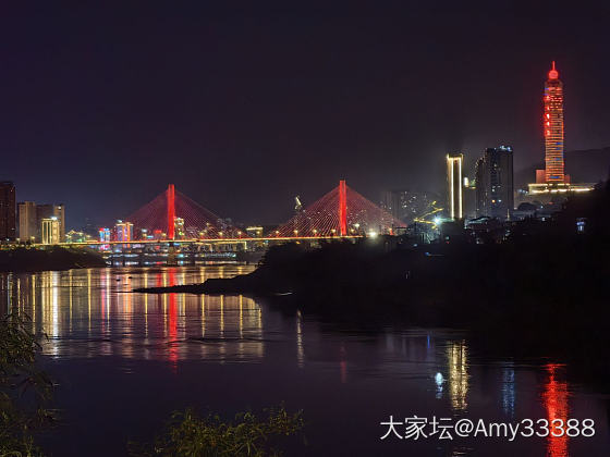夜跑途中的城景，美哒_景色