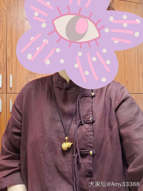 葫芦配香云纱，同事说我是哪个禅修院出来的_穿搭