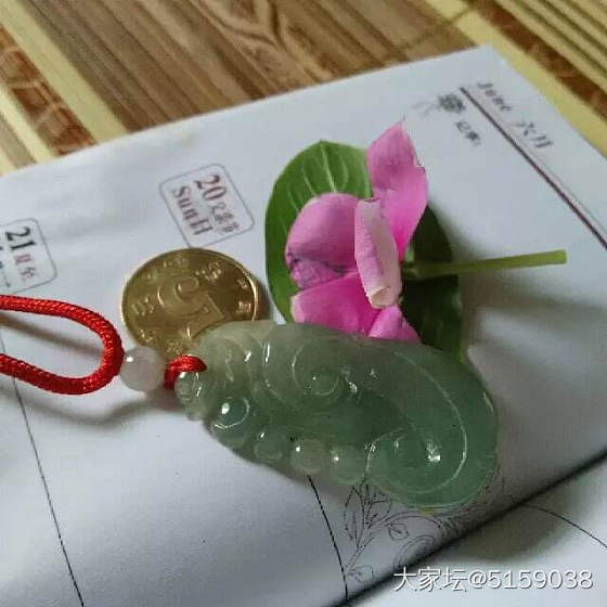 刚刚入手的，看个价_翡翠