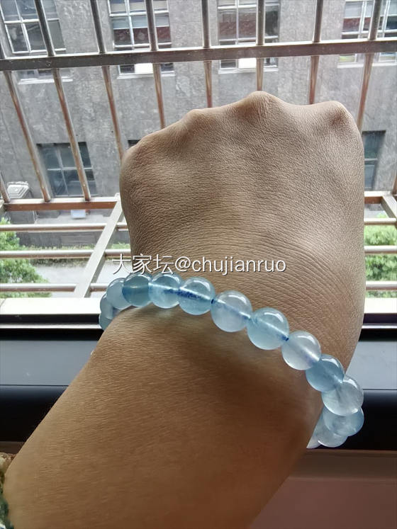 红宝石戒指，海蓝宝马粉手链_彩色宝石