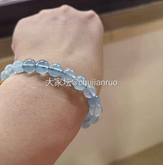红宝石戒指，海蓝宝马粉手链_彩色宝石