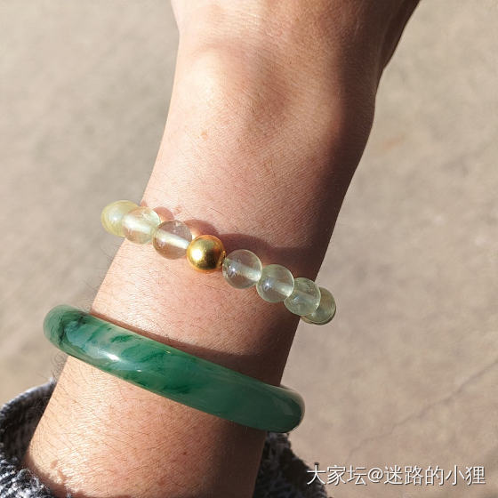 换个清凉点的搭配～_首饰翡翠