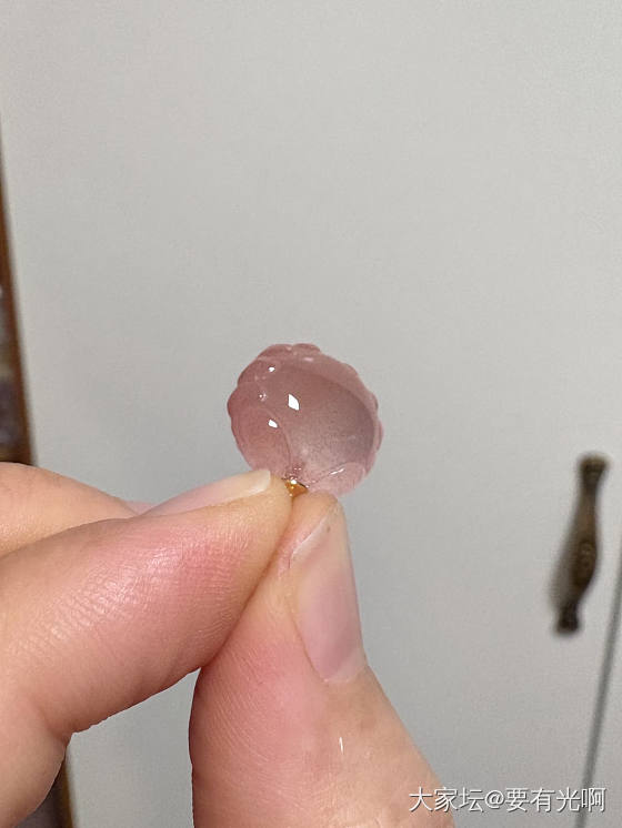 高冰南红小螃蟹项链吊坠小雕件小滴流_玉石