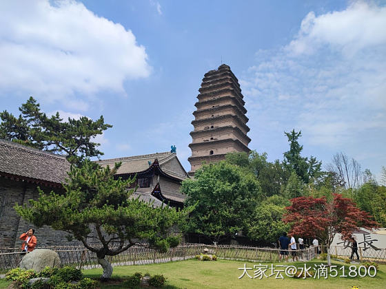 小雁塔……天气凉爽出门溜达溜达_旅游