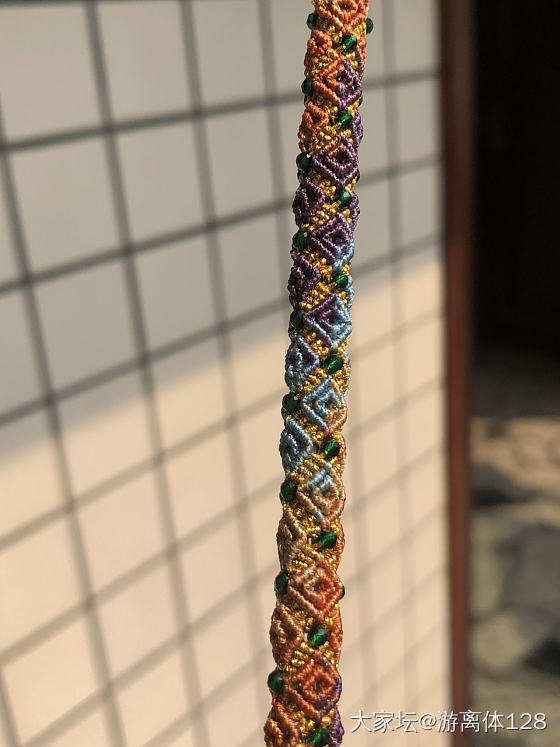 近期比较满意的一条，浓浓的坛子风格_编绳