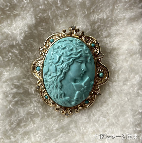 看到我的古董胸针姐妹款_胸饰