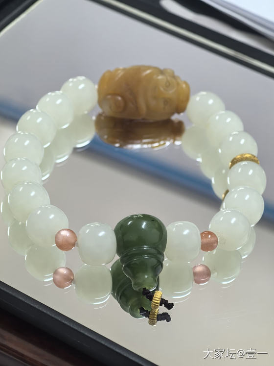 新串串_和田玉闲聊串珠手工diy
