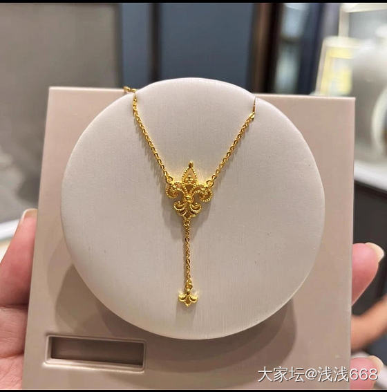 现在的项链都这么轻的么？_项链金