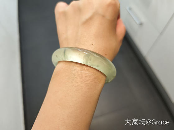 刚砸！种水镯毕业啦！_手镯翡翠