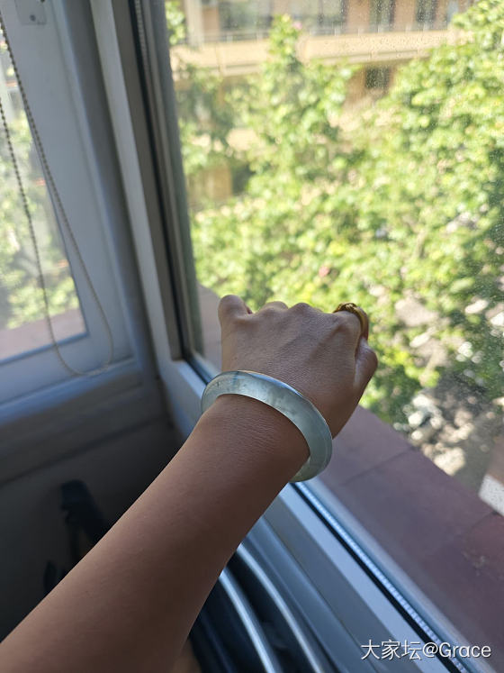 刚砸！种水镯毕业啦！_手镯翡翠
