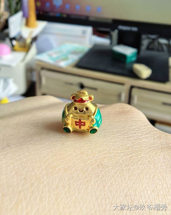 名副其实的一金传三代！2000/g的金粽子。_金