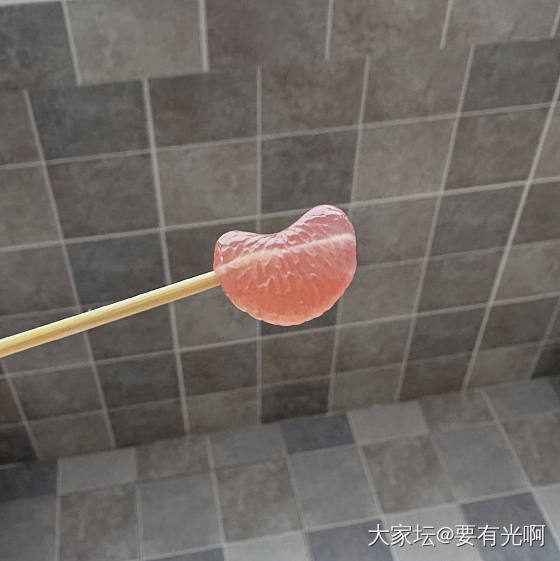 高冰南红橘子瓣项链吊坠小雕件_玉石