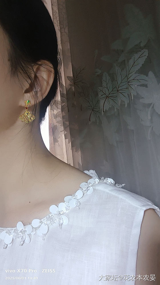 大家双节快乐！我的耳钉收到啦