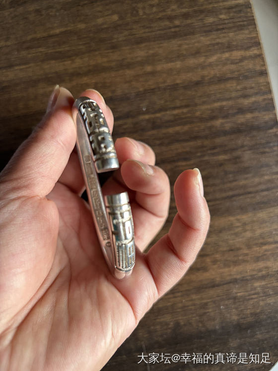 银镯窄喜福_银