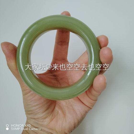 和田玉若羌黄口手镯一套_和田玉