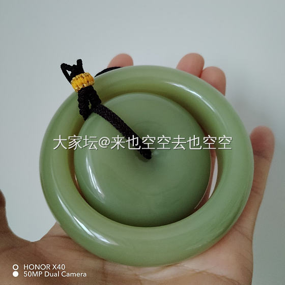 和田玉若羌黄口手镯一套_和田玉