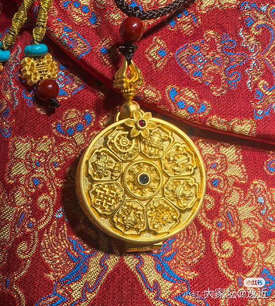 八宝吊坠_金