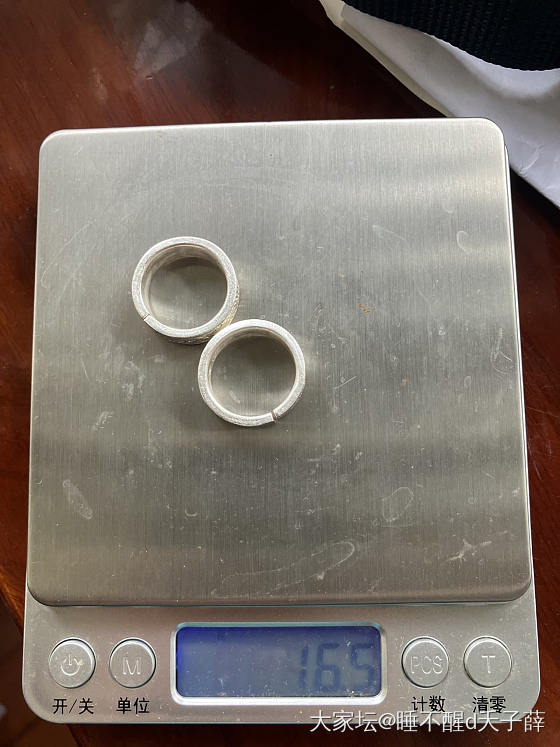 足银龙凤戒指一对_银