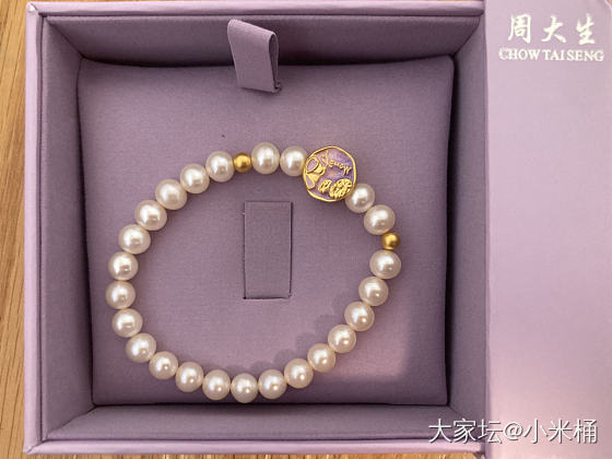 周大生睡莲转运珠手串_金