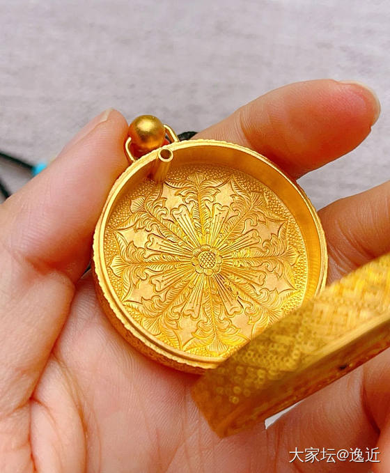 八宝吊坠_金