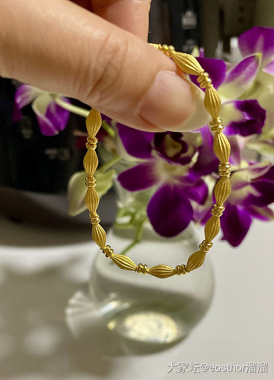 米粒橄榄珠串到手了😍💗😍_金