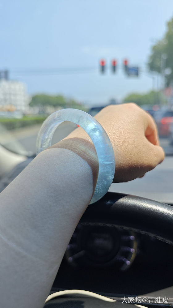 越看越好看_手镯海蓝宝水晶